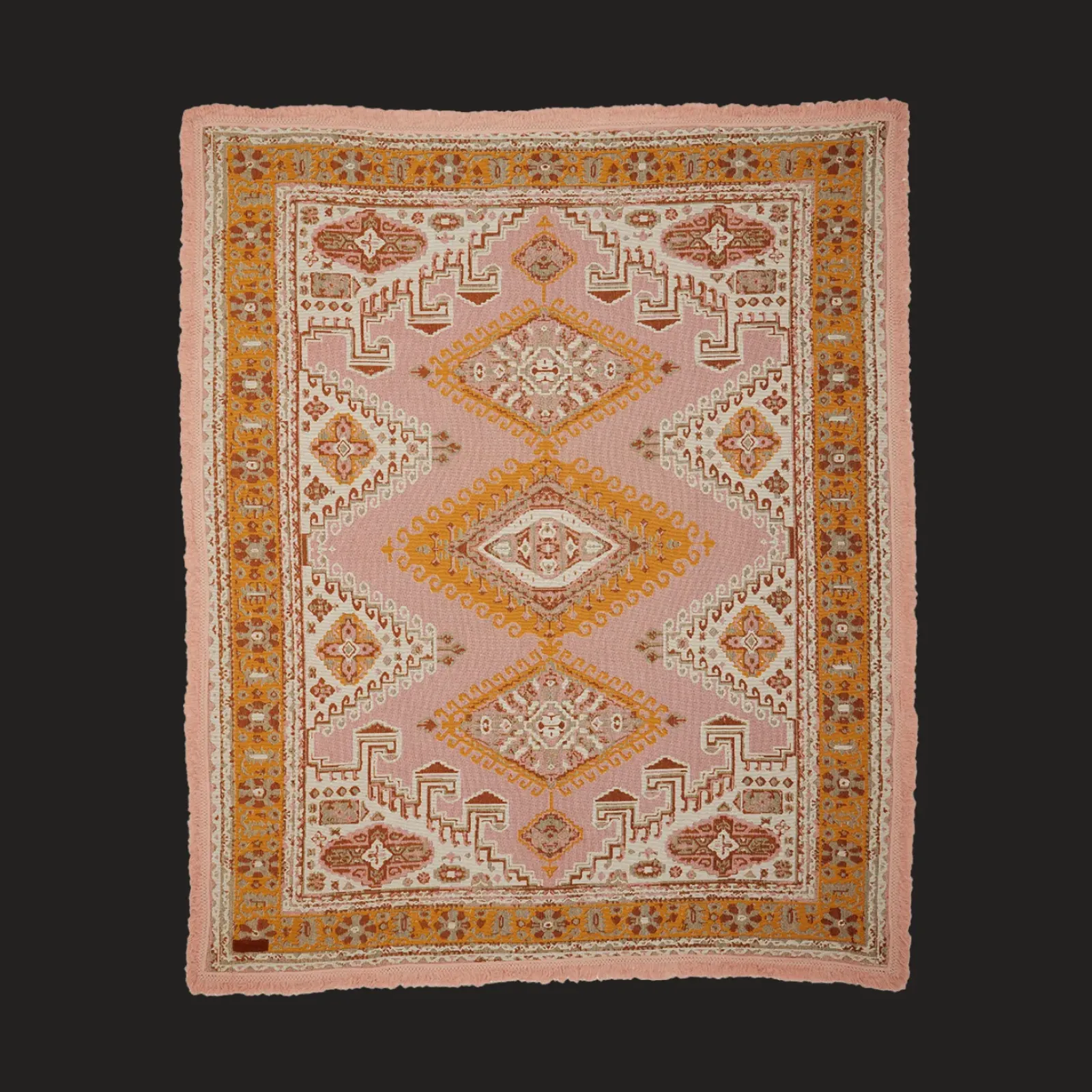 Wandering Folk Desert Throw - Pink Sands