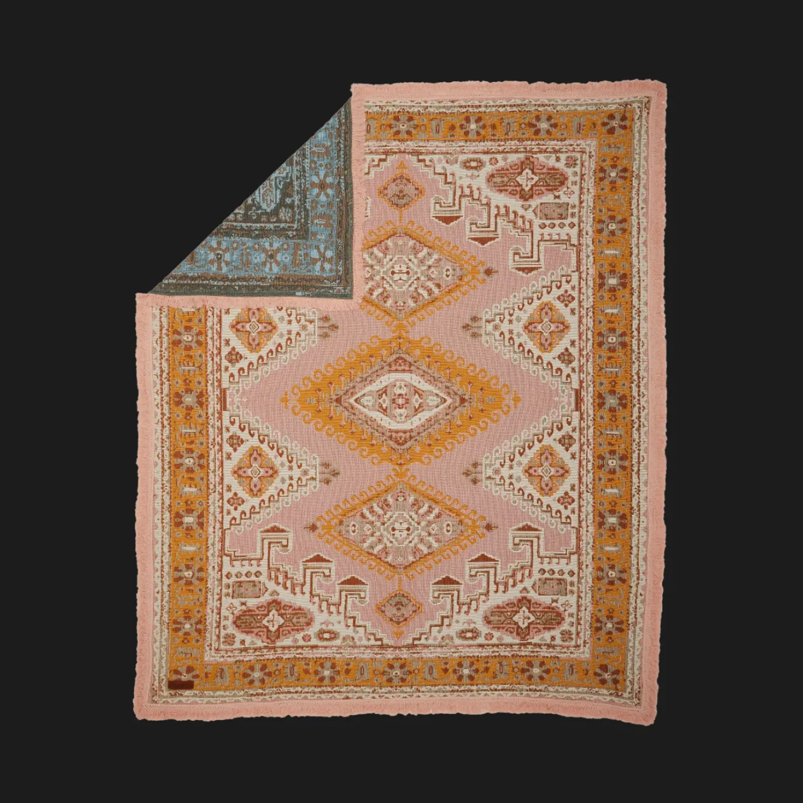 Wandering Folk Desert Throw - Pink Sands