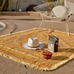 Wandering Folk Topanga Picnic Rug - Sun