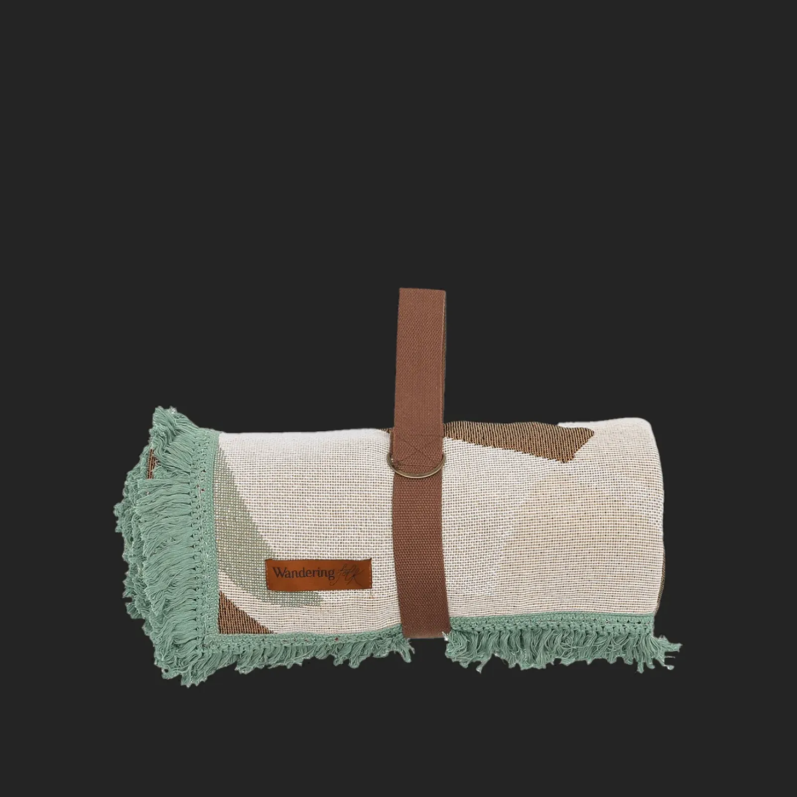 Wandering Folk Woven Throw - Kaleid Mist