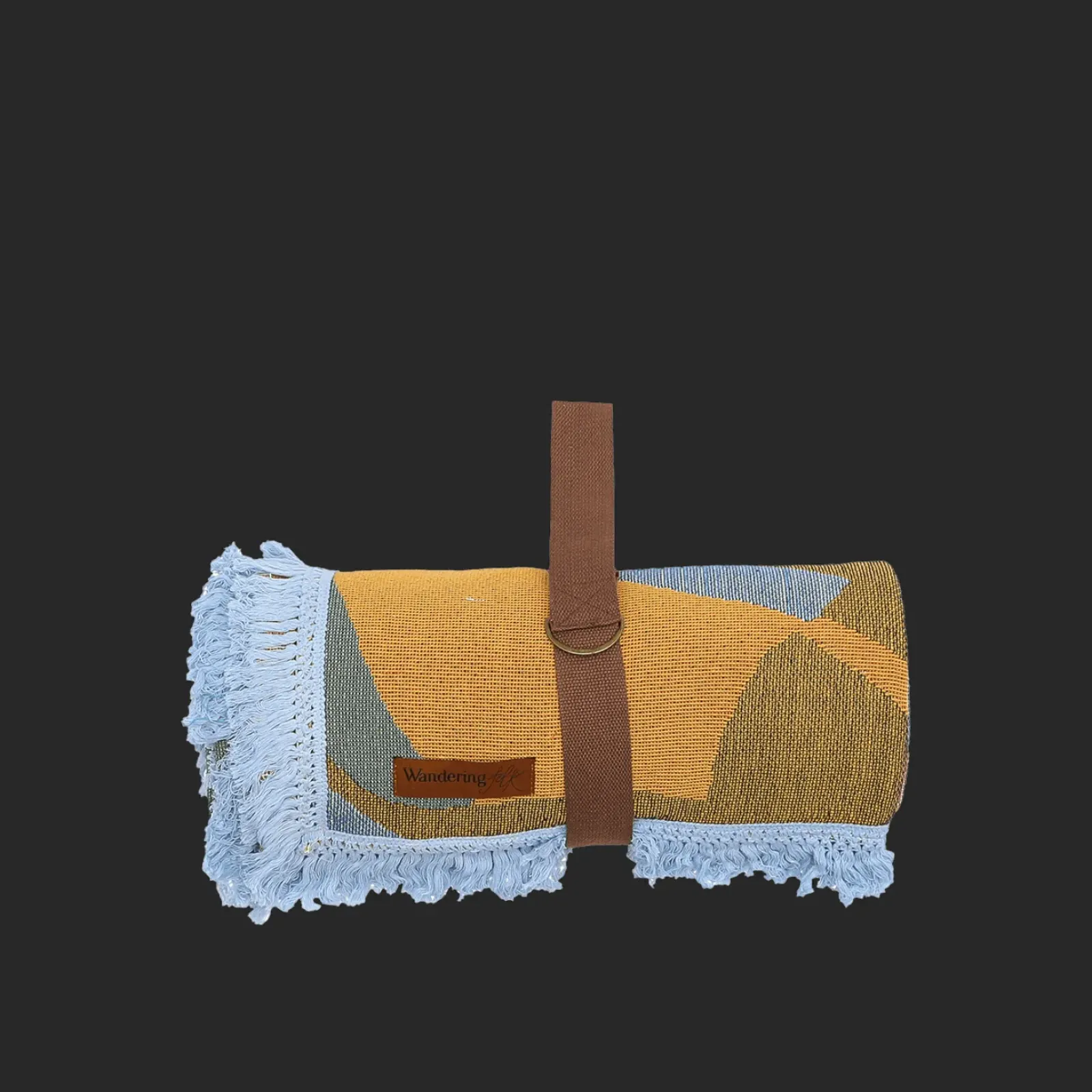 Wandering Folk Woven Throw - Kaleid Sugar
