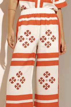 Women Zoe Kratzmann Breeze Pant - Tamarillo Scarf