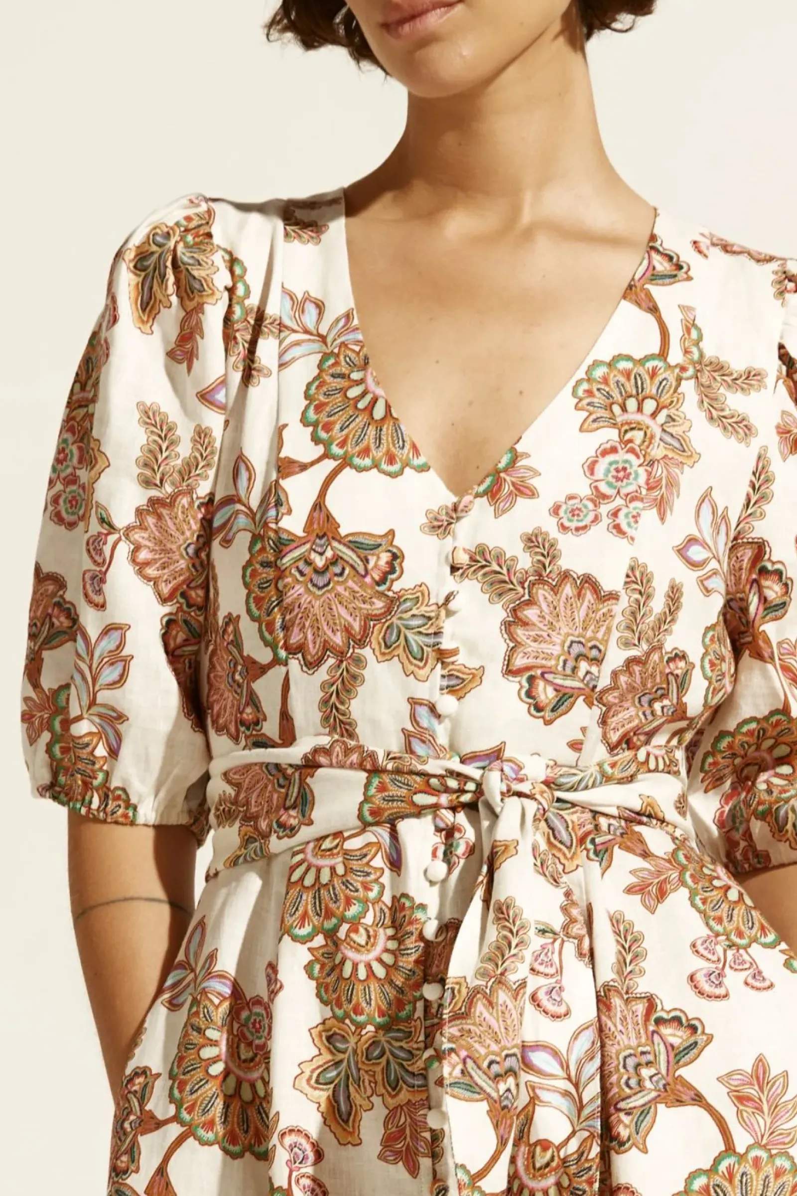 Women Zoe Kratzmann Ebb Dress - K'gari Cream