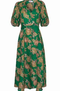 Women Zoe Kratzmann Ebb Dress - K'gari Palm Green