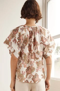 Women Zoe Kratzmann Flout Top - K'gari Cream