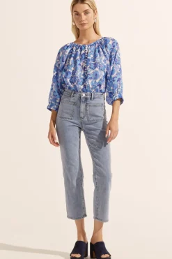Women Zoe Kratzmann Imbue Top - Pacific Floral