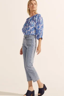 Women Zoe Kratzmann Imbue Top - Pacific Floral