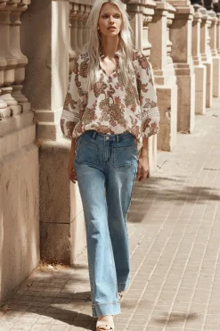 Women Zoe Kratzmann Invoke Top - K'gari Cream