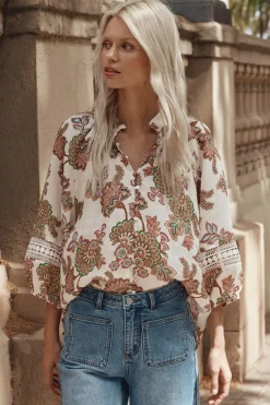 Women Zoe Kratzmann Invoke Top - K'gari Cream