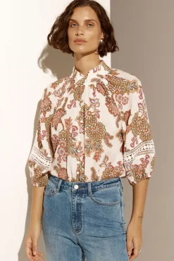 Women Zoe Kratzmann Invoke Top - K'gari Cream