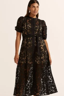 Women Zoe Kratzmann Lyric Lace Dress - Black