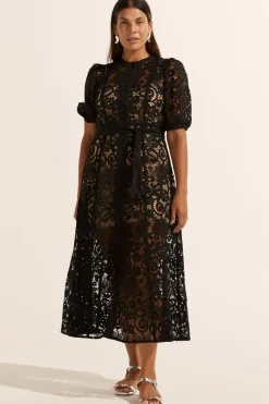 Women Zoe Kratzmann Lyric Lace Dress - Black