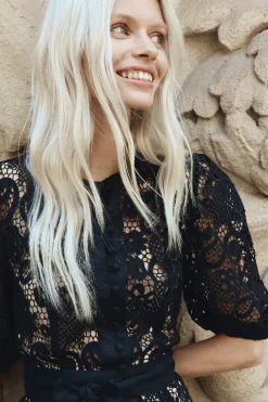 Women Zoe Kratzmann Lyric Lace Dress - Black