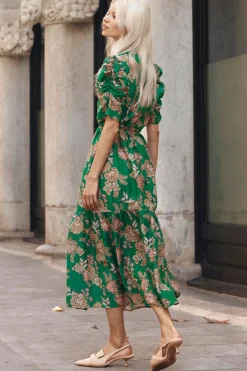 Women Zoe Kratzmann Opus Dress - K'gari Palm Green