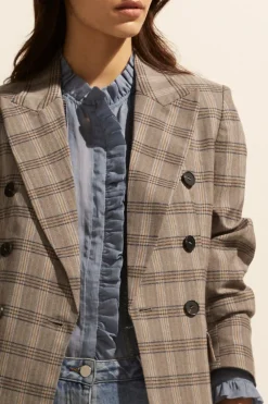 Women Zoe Kratzmann Spurt Jacket - Mousse Check