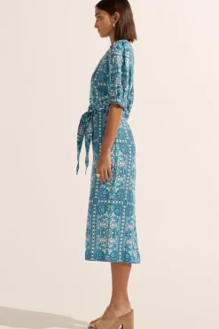 Women Zoe Kratzmann Venture Dress - Sapphire Tile