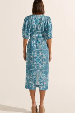 Women Zoe Kratzmann Venture Dress - Sapphire Tile
